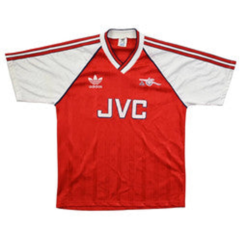 Maillot Arsenal 1988-90 Domicile Adidas JVC Vintage Collector