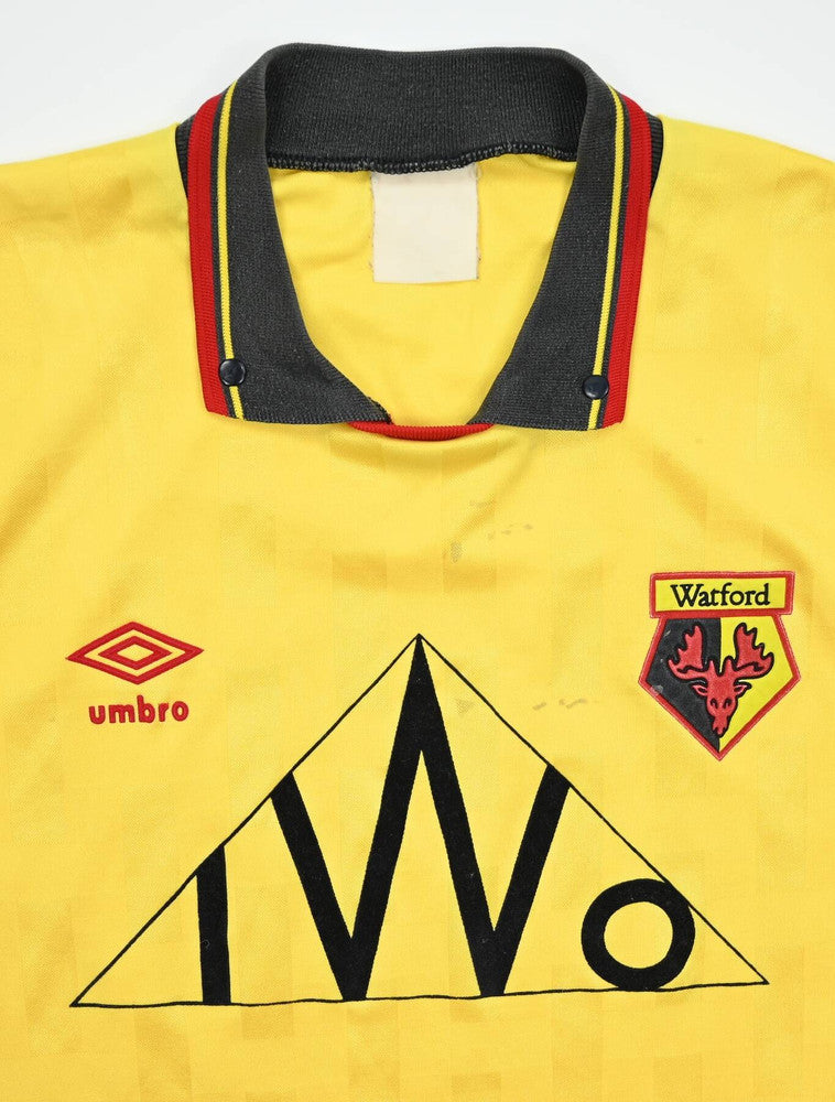 Maillot Watford Extérieur Umbro 1988-91 vintage collector