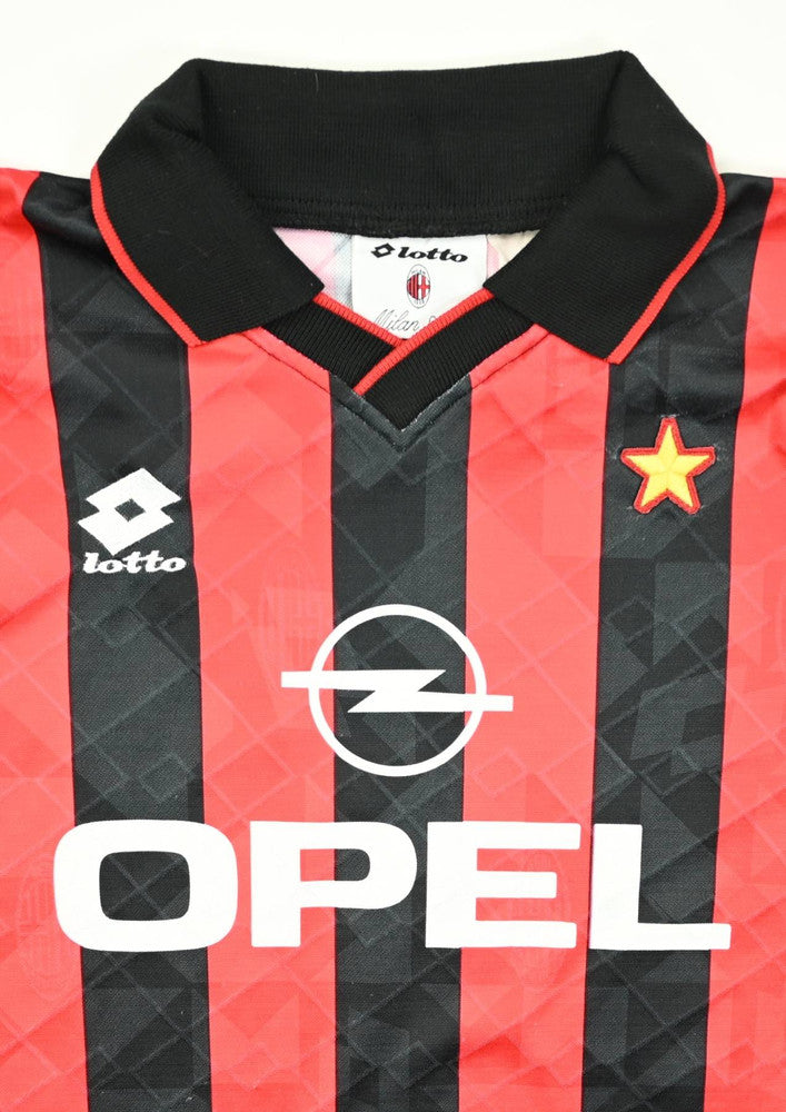 Maillot AC Milan 1994-95 Lotto Domicile #7 Manches Longues