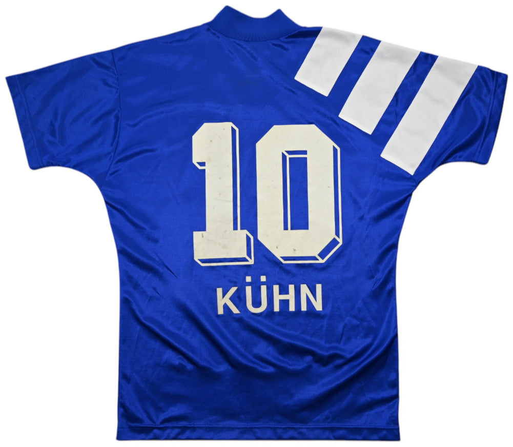 Maillot Schalke 04 1994-96 Adidas Domicile KUHN vintage