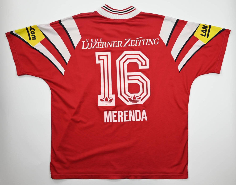 Maillot FC Luzern 1996-97 Adidas Domicile Vintage 9/10