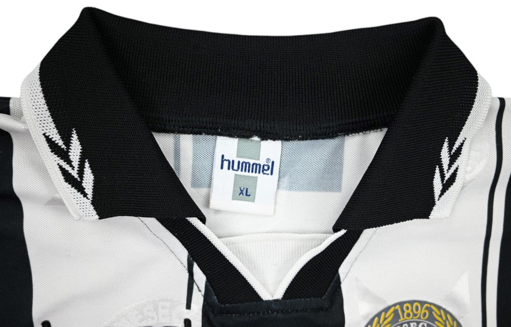 Maillot Udinese 1996-97 Hummel Domicile Longues Manches Vintage