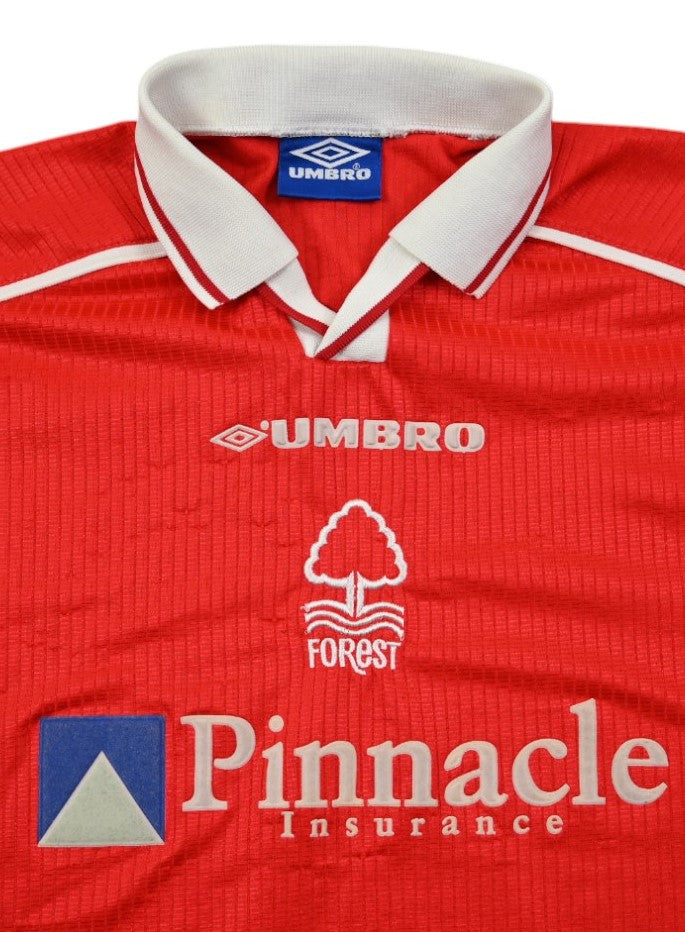 Maillot Nottingham Forest Domicile Umbro 1998-2000 vintage