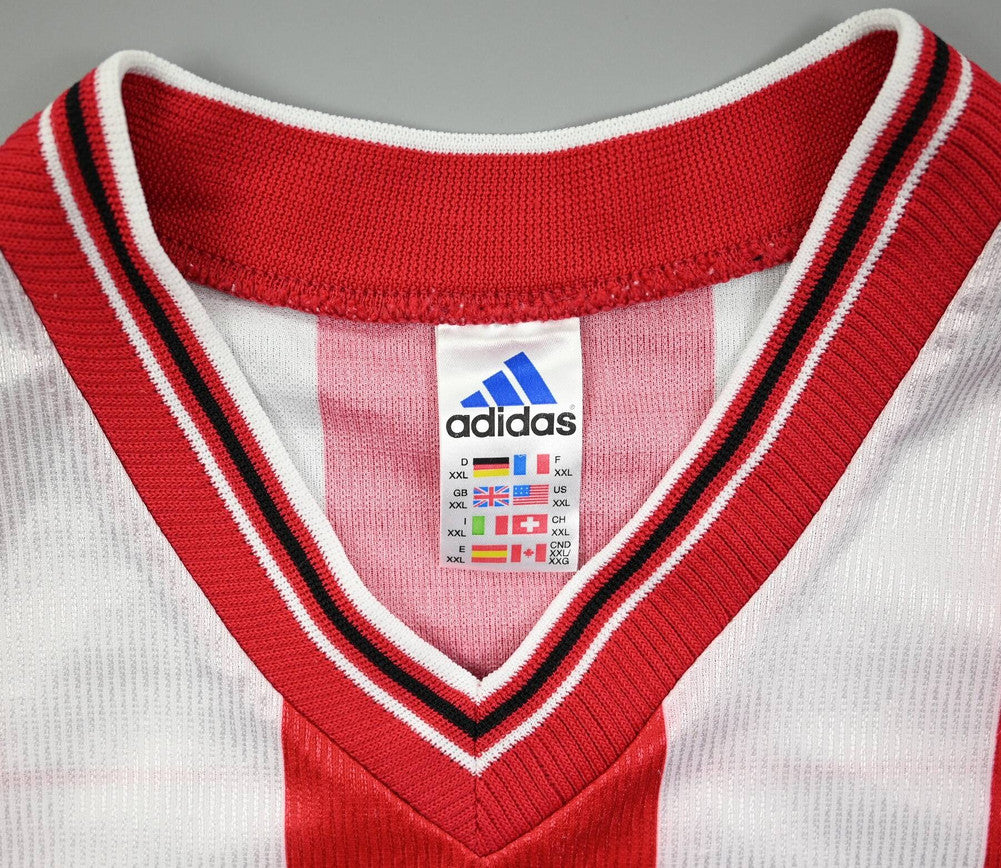 Maillot 1. FC Nürnberg 1998-99 Adidas Domicile Vintage XXL