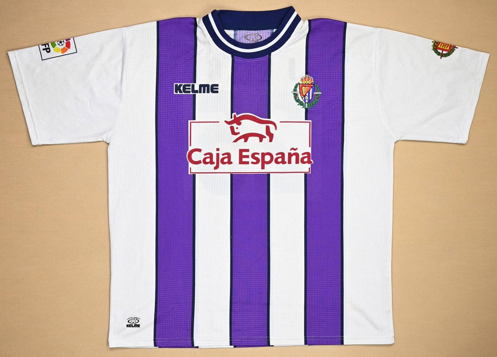 Maillot Real Valladolid 1999-2000 Domicile Kelme Caja España vintage