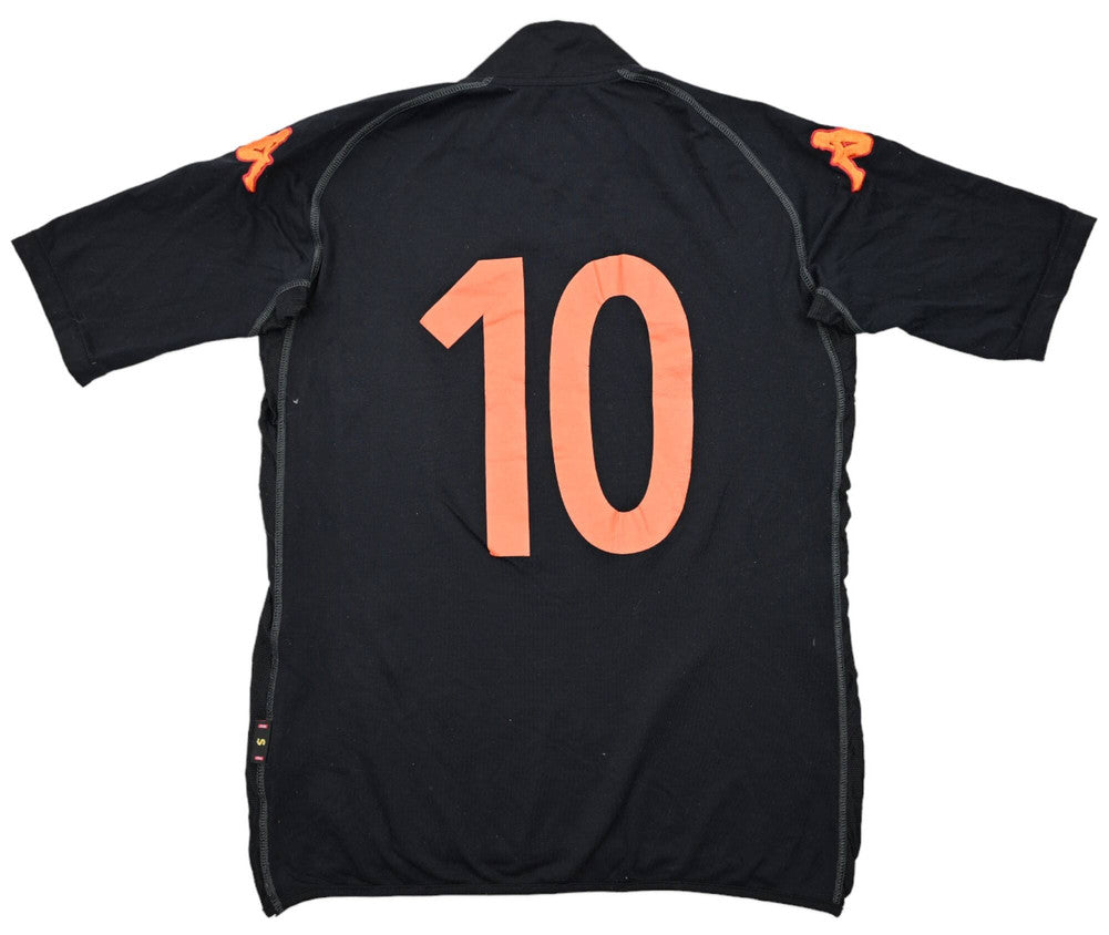 Maillot Extérieur AS Roma #10 Kappa 2002-03 Vintage