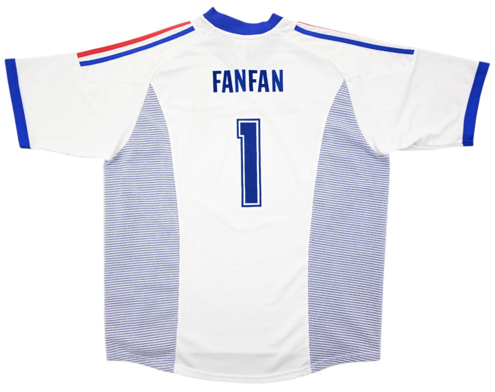 Maillot France Extérieur Adidas 2002-2004 Vintage "Fanfan"