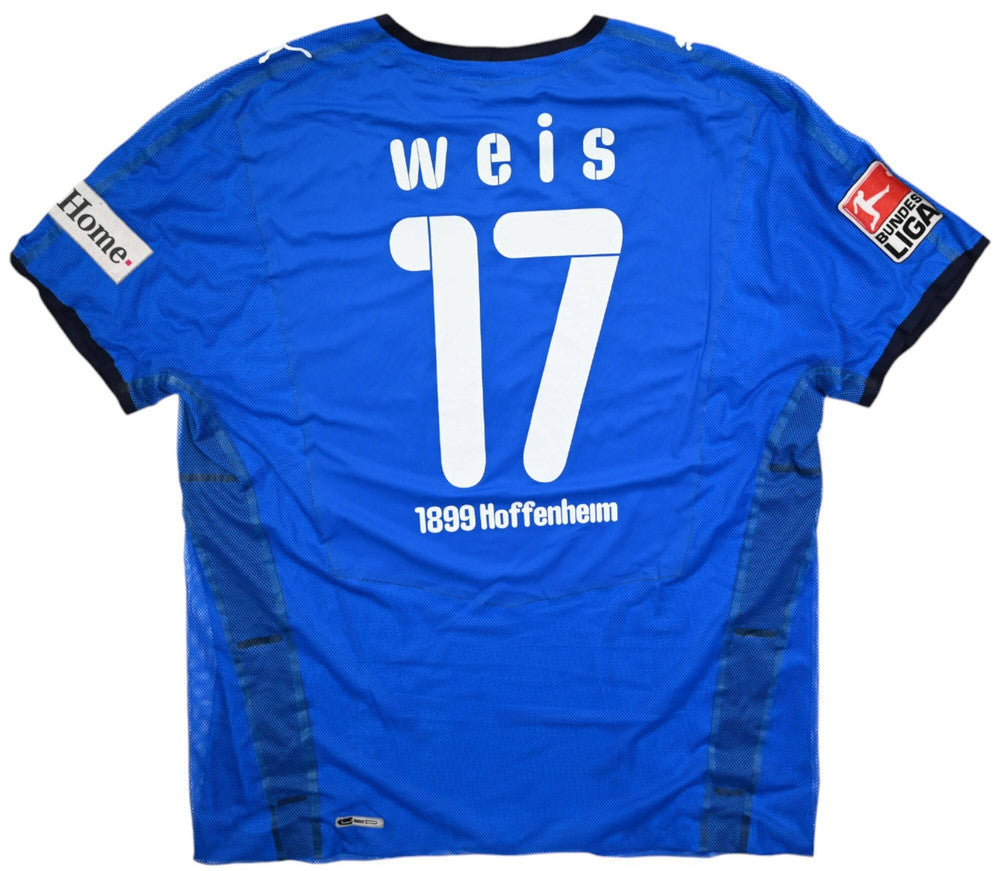 Maillot Hoffenheim 2008-09 Puma Player Issue Weis vintage XL