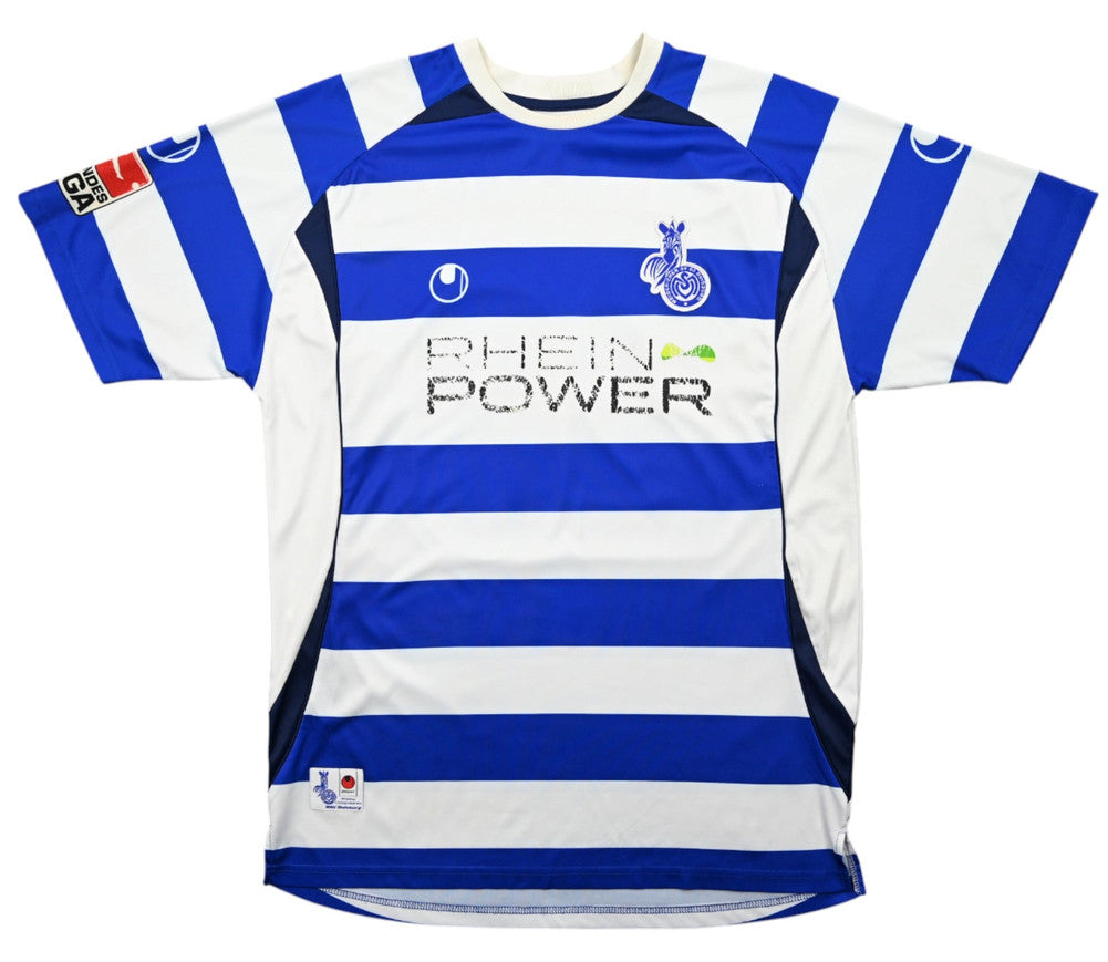 Maillot Duisburg 2009-10 Domicile Uhlsport Vintage VEIGNEAU