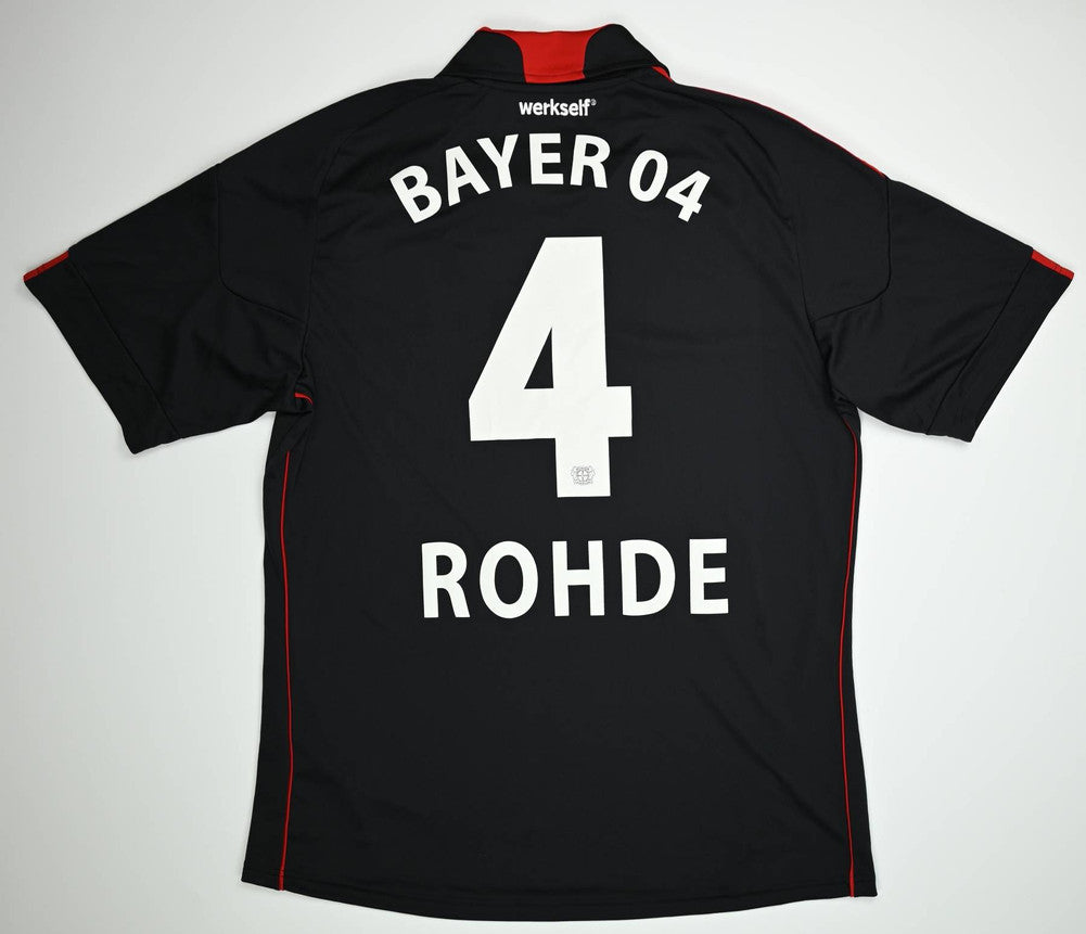 Maillot Bayer Leverkusen 2010-11 Adidas ROHDE vintage 9/10