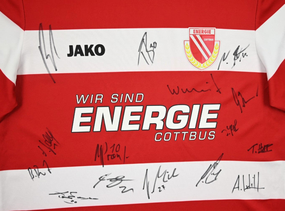 Maillot Énergie Cottbus 2021-22 Domicile Jako Vintage | 9/10