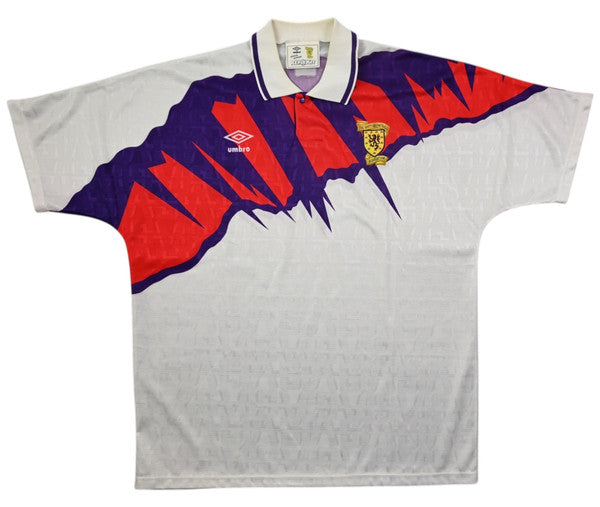 Maillot Écosse Extérieur Umbro 1991-93 Vintage XL — 8/10