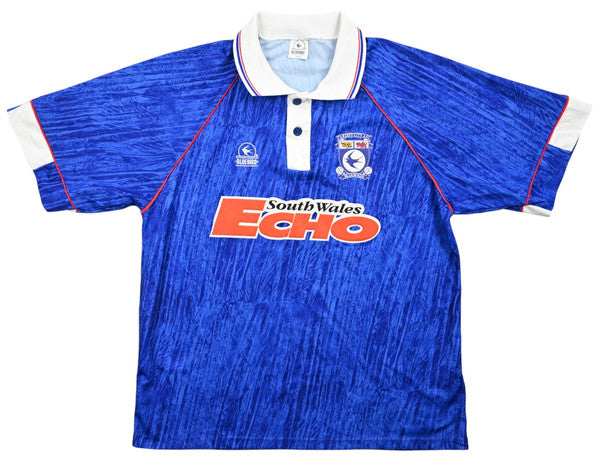Maillot Cardiff City 1992-93 Domicile Bluebird vintage - L