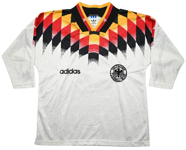 Maillot Allemagne Domicile Adidas 1994-96 Vintage Manches Longues