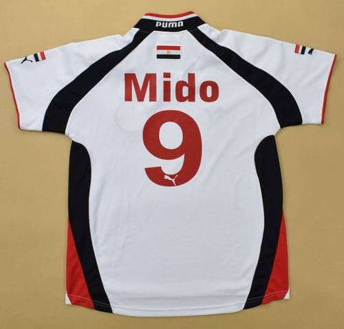 Maillot Égypte 1998-2000 Puma Match Issue Mido vintage