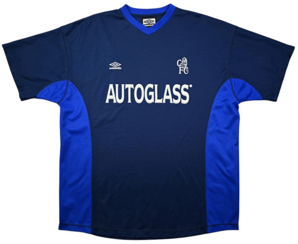 Maillot Chelsea Domicile 2000-01 Umbro Autoglass Vintage XL