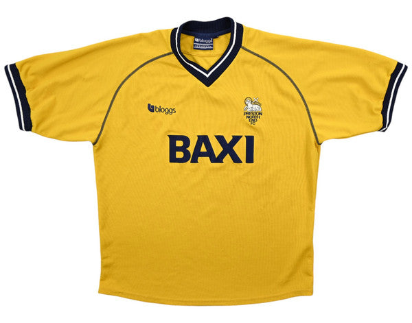 Maillot Preston North End Extérieur Bloggs 2001-02 vintage - 9/10
