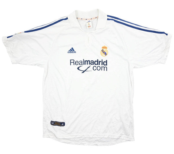Maillot Real Madrid 2001-02 Adidas Raúl Domicile Vintage L