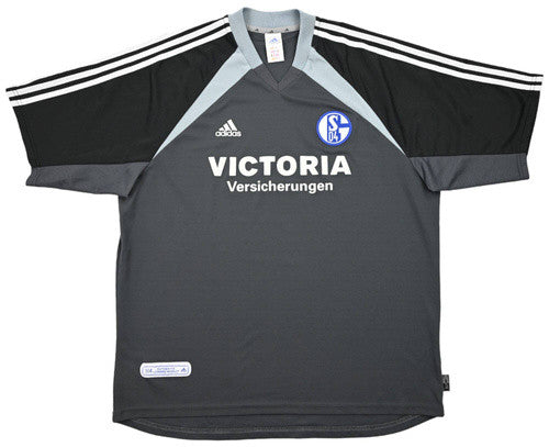 Maillot Schalke 04 Extérieur Adidas 2001-03 Vintage 9/10
