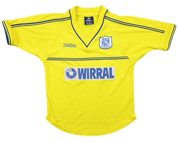 Maillot Tranmere Rovers Extérieur Xara 2001-04 Vintage Boys M