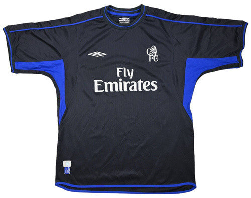Maillot Chelsea Extérieur 2002-04 Umbro Fly Emirates vintage