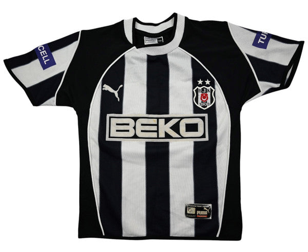 Maillot Beşiktaş Domicile Puma 2003-04 Vintage Kids BEKO
