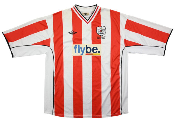 Maillot Exeter City Domicile Umbro 2003-04 Vintage | Flybe