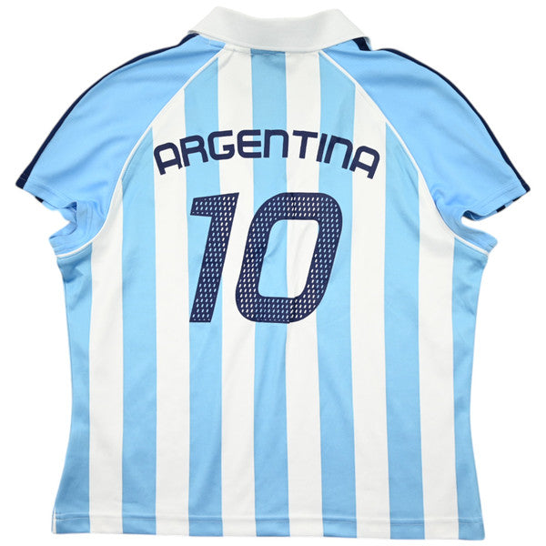 Maillot Argentine 2004-05 Adidas Domicile Femme XL Vintage