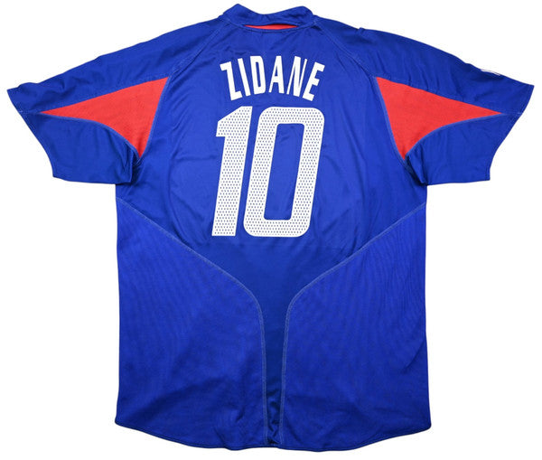 Maillot France 2004-2006 Adidas Domicile Zidane vintage