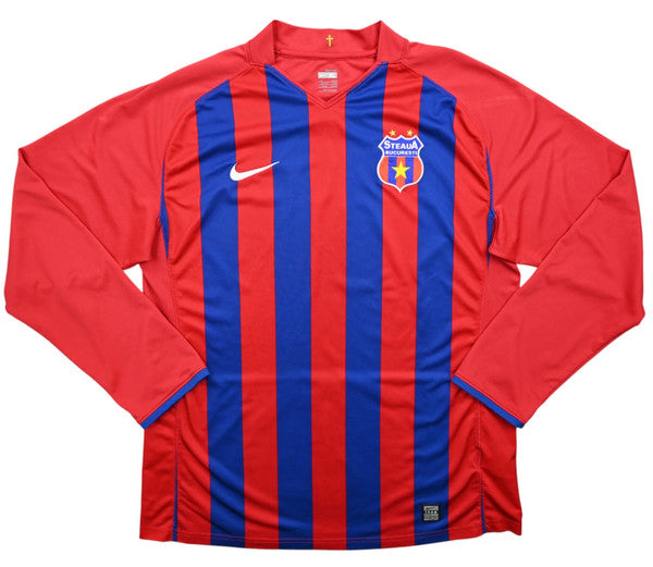 Maillot Steaua Bucarest 2008-09 Nike Domicile Manches Longues Vintage