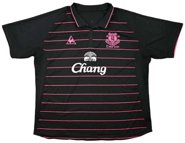Maillot Everton Extérieur 2009-10 Le Coq Sportif Chang vintage XXL