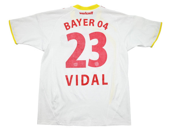 Maillot Bayer Leverkusen Extérieur Adidas 2009-11 Vidal vintage