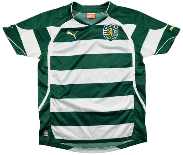 Maillot Sporting Portugal Domicile Puma 2010-11 vintage Boys