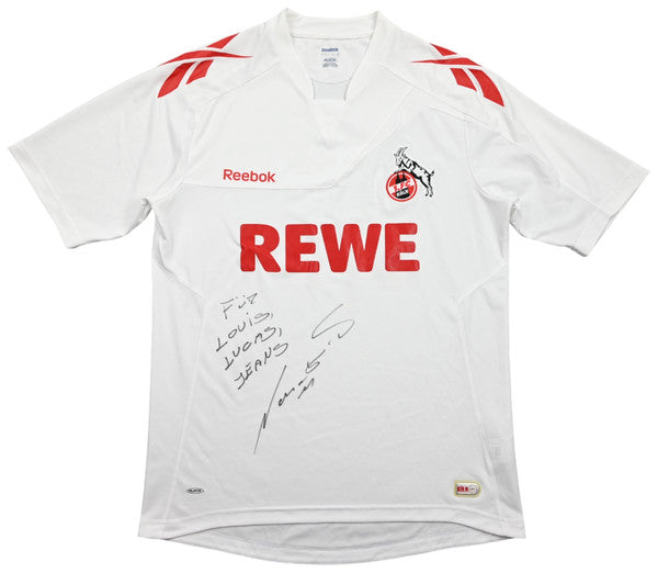Maillot FC Köln 2011-12 Reebok Domicile Signé Novakovic