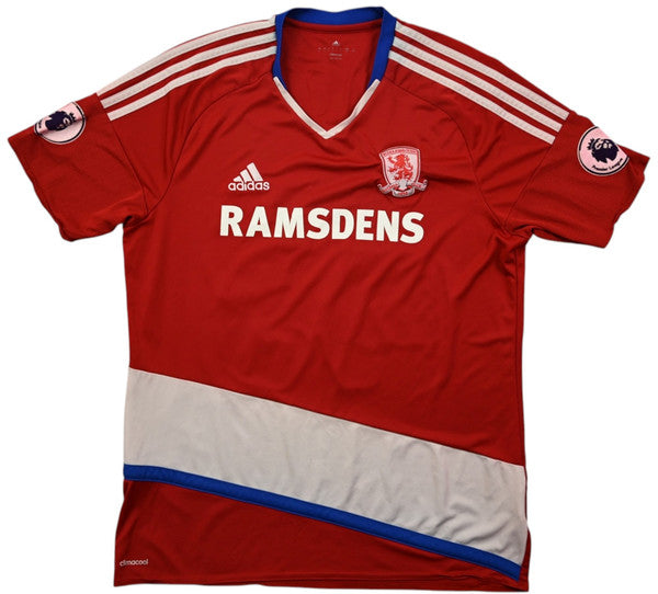 Maillot Middlesbrough 2016-17 Domicile Adidas Robinson vintage