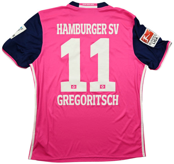Maillot Hamburg Extérieur Adidas 2016-18 Gregoritsch vintage