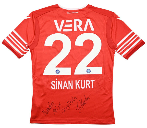 Maillot Adana Demirspor Third Macron 2019-20 signé Sinan Kurt