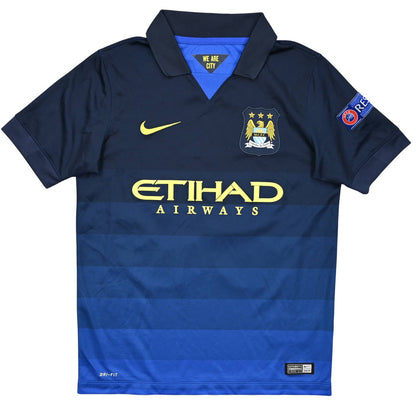 Maillot Extérieur Manchester City 2014-15 Vintage Boys 9/10