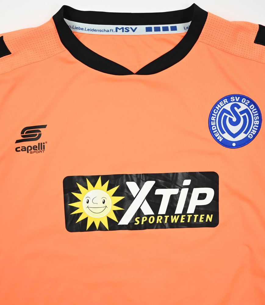 Maillot Gardien MSV Duisburg 2018-19 CAPELLI vintage 9/10