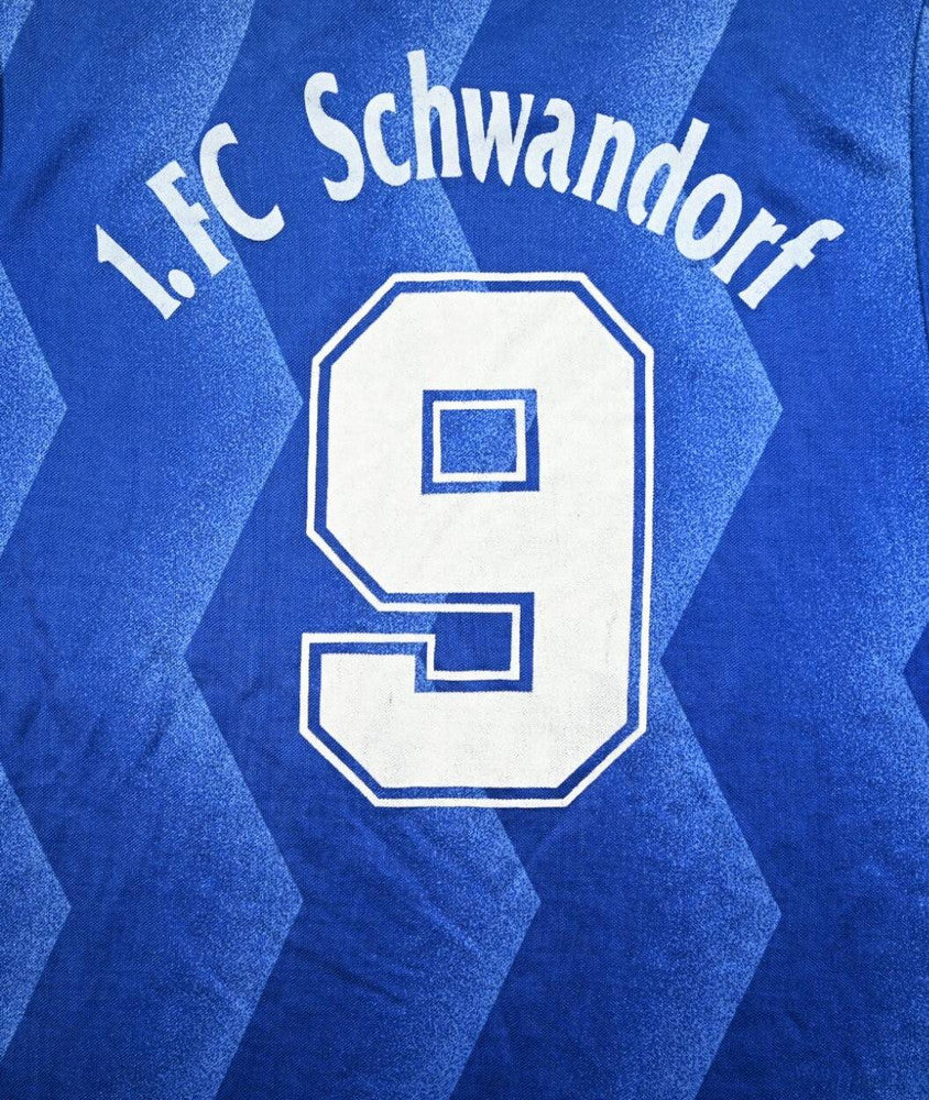 Maillot 1. FC Schwandorf #9 Adidas vintage collector - S