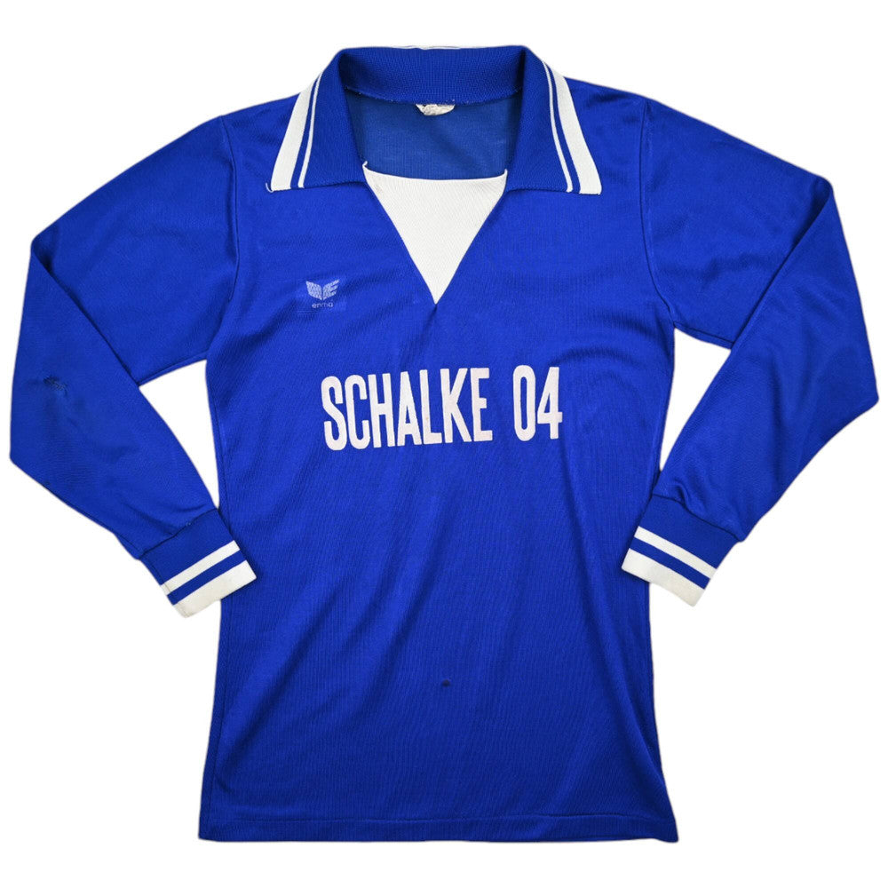 Maillot Schalke 04 Domicile 1978-79 Erima vintage manches longues