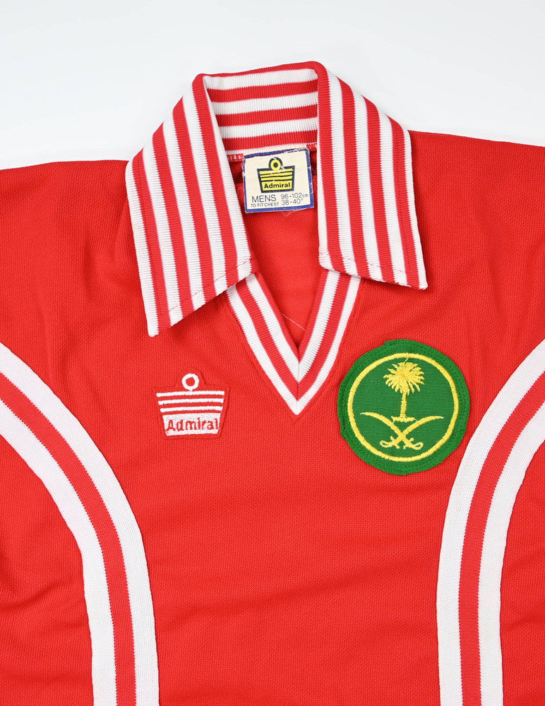 Maillot Arabie Saoudite 1978-80 Admiral Match Issue #19 vintage