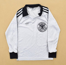 Maillot Allemagne Extérieur Adidas 1980-82 Manches Longues Vintage