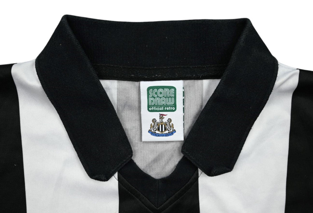 Maillot Newcastle United 1980-83 Domicile Score Draw vintage 9/10