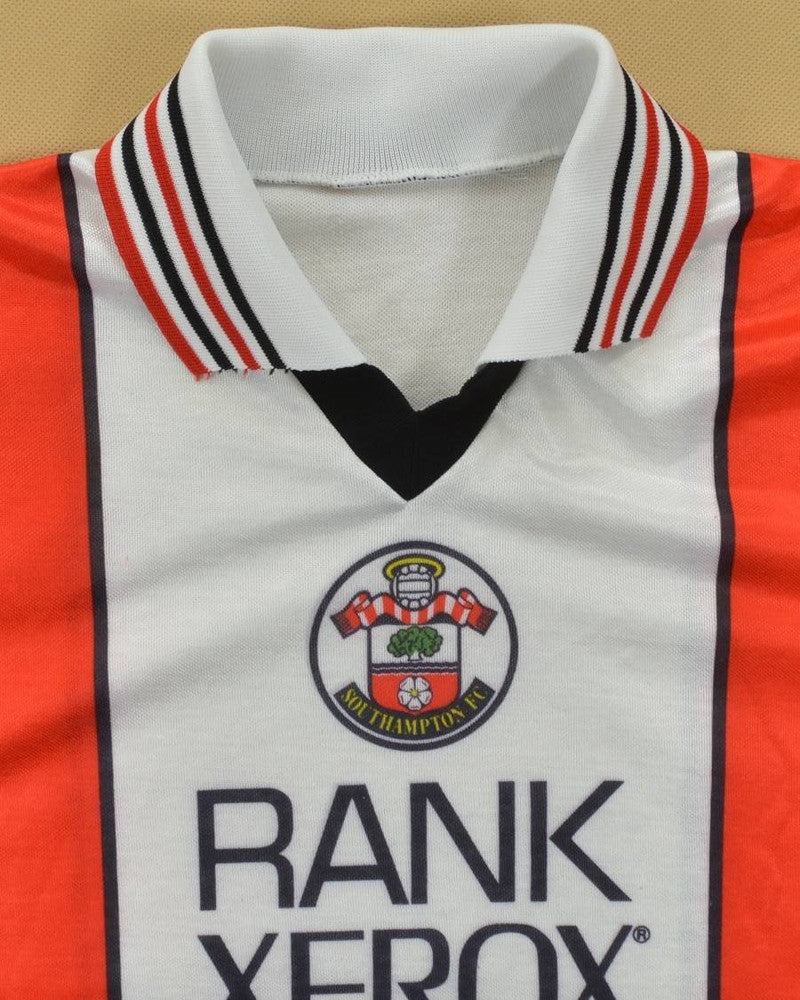 Maillot Southampton 1980-83 Patrick Rank Xerox vintage domicile