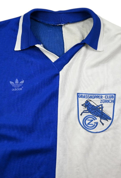 Maillot Grasshopper Zürich Domicile Adidas Vintage 1980-85