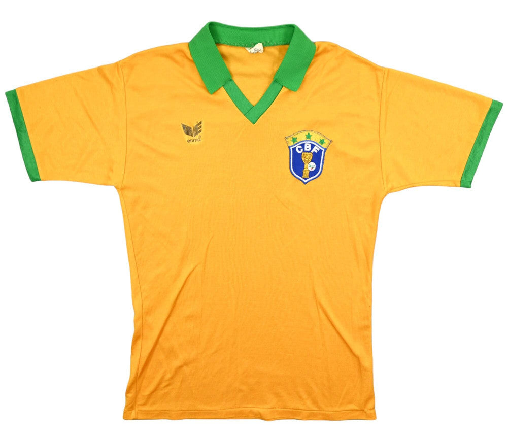 Maillot Brésil Domicile 1981-82 Erima Vintage | Collector