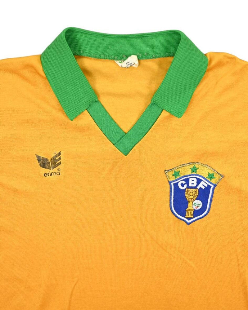 Maillot Brésil Domicile 1981-82 Erima Vintage | Collector