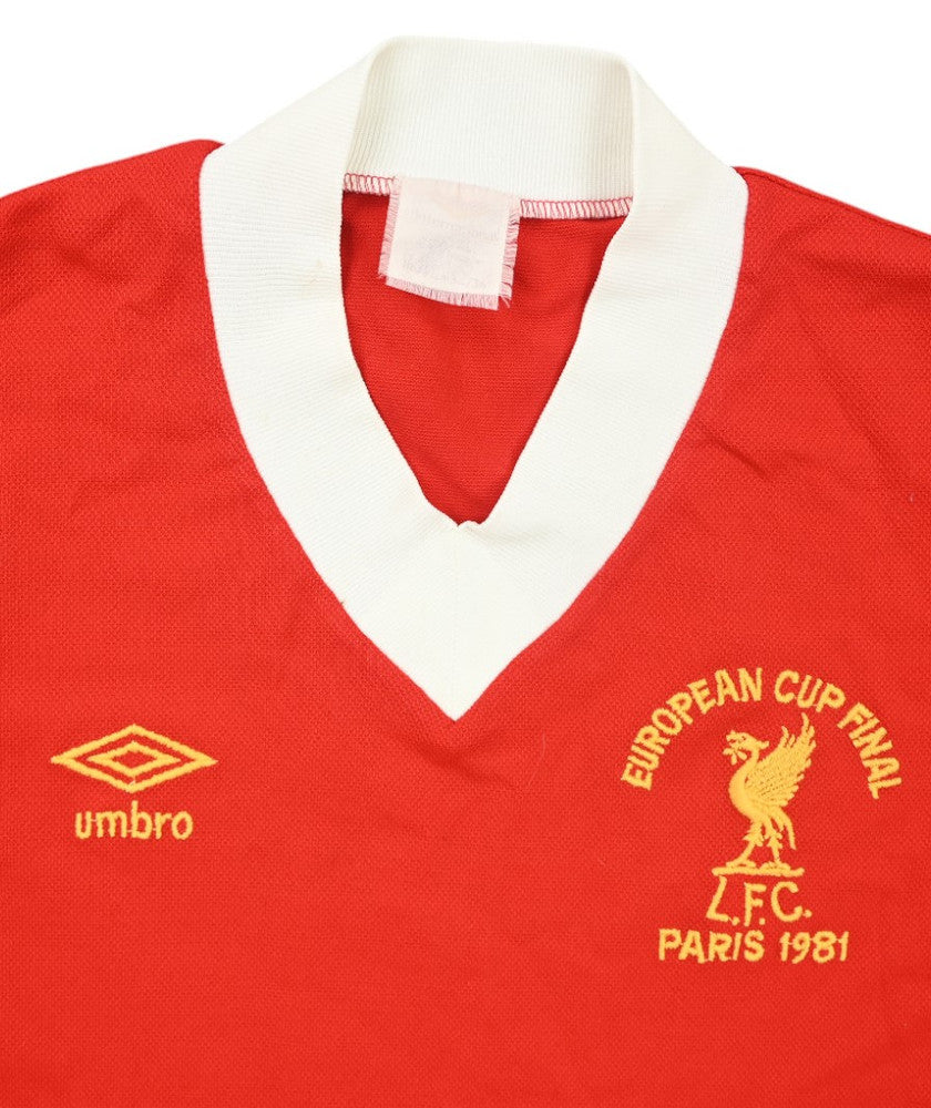 Maillot Liverpool 1981-82 Umbro European Cup Vintage 9/10