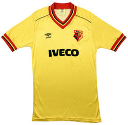 Maillot Watford Extérieur Umbro IVECO 1982-85 Vintage 9/10